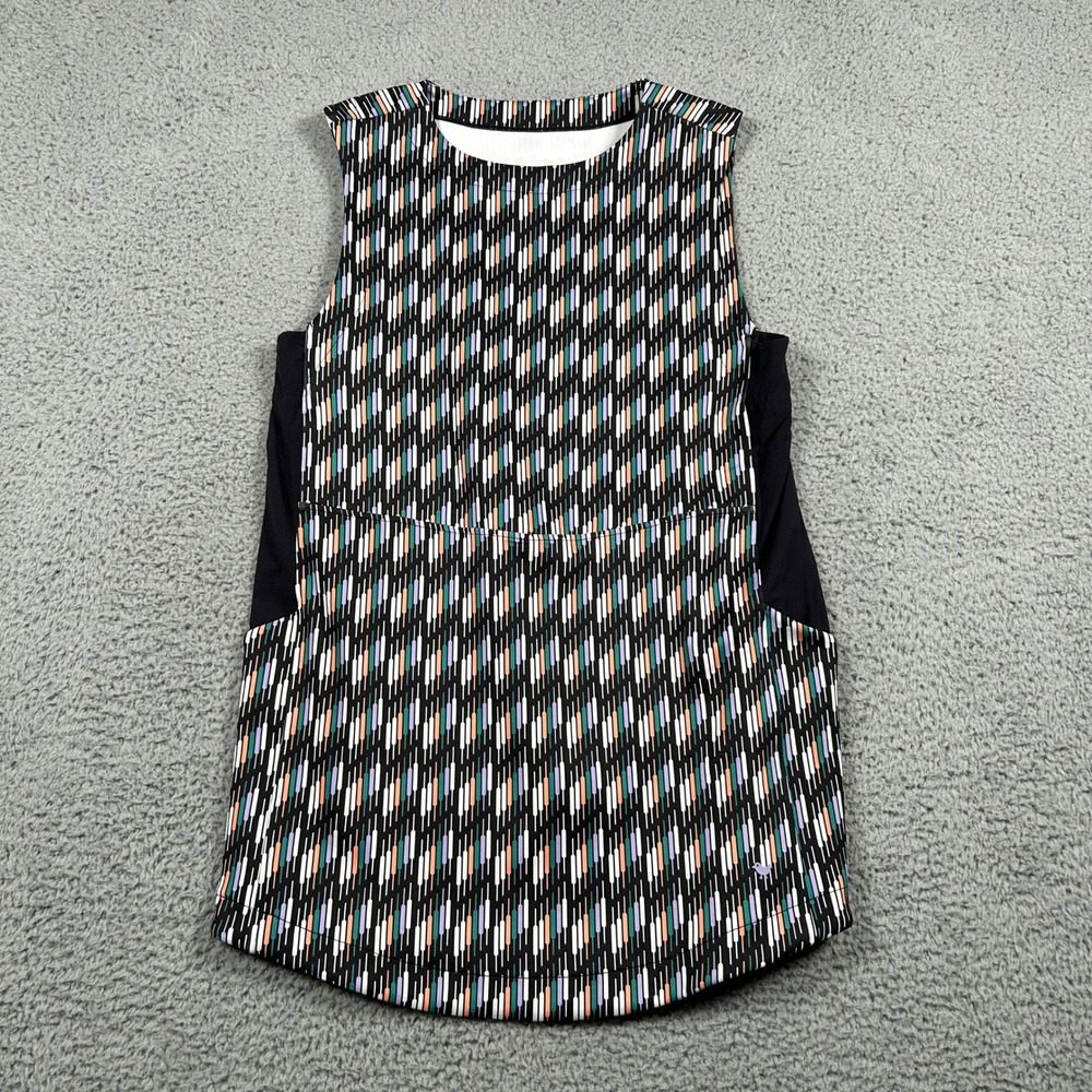 Bad Birdie Golf Vest Womens XS Sleeveless Athletic Stretch Geometric Print‎